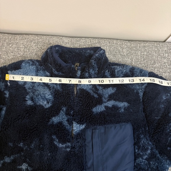 Hurley Boys Sherpa Quarter Zip - Navy Blue - Picture 5 of 9